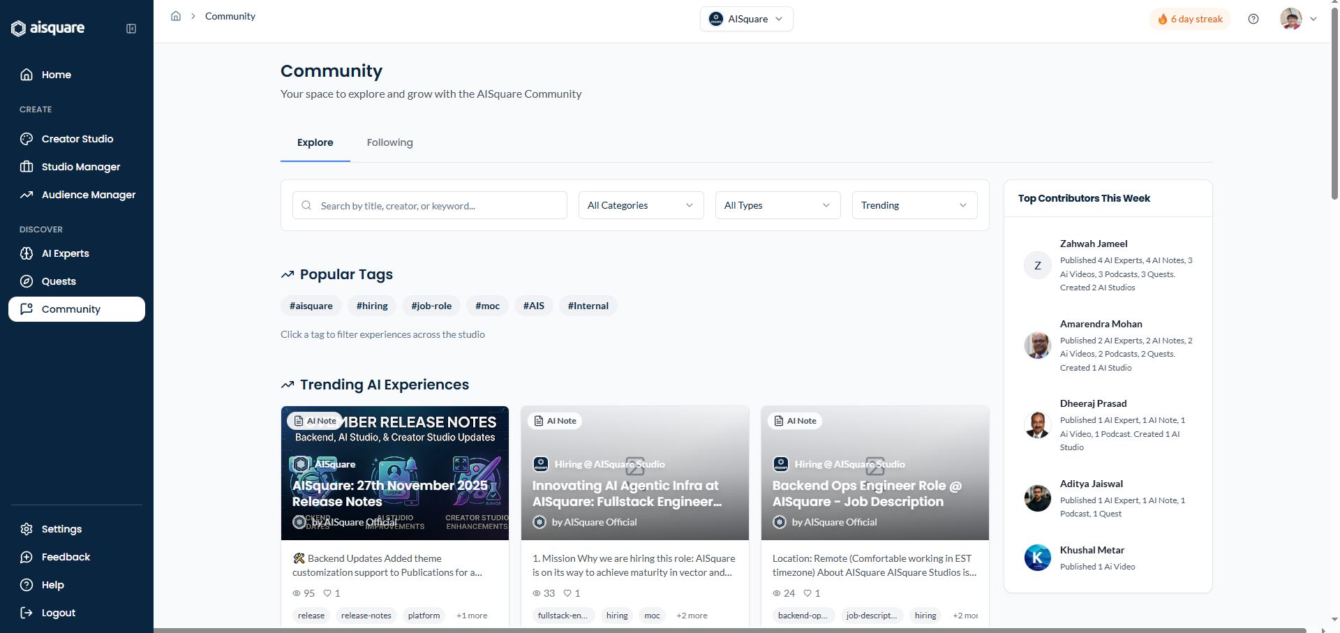 AISquare - Screenshot 5 showing product features and functionality