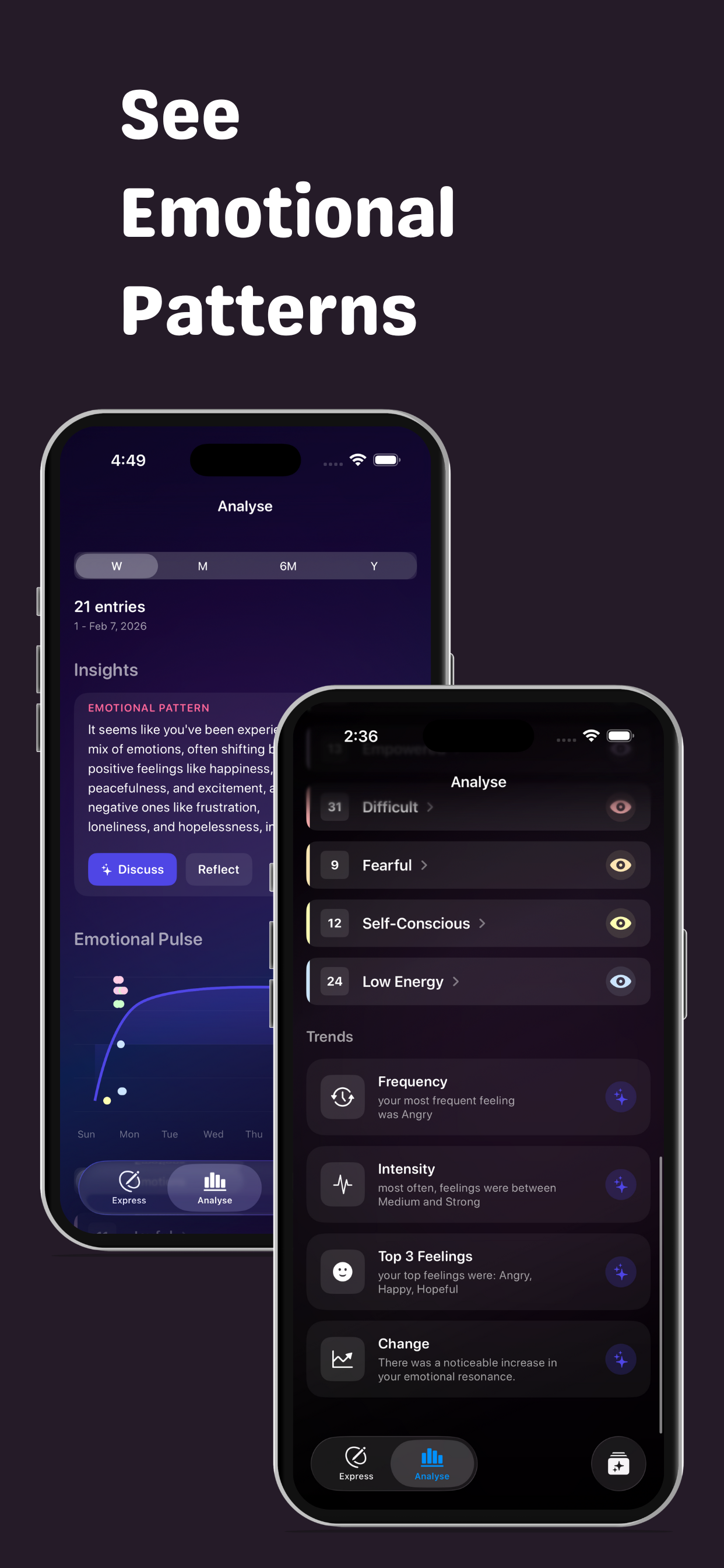 Emotica - Your Emotions - Screenshot 3 showing product features and functionality