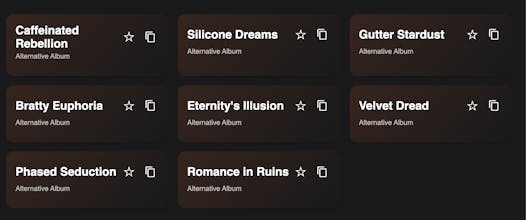 Album Cover Generator gallery image