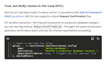 Google's ADK for Go 1.0 gallery image
