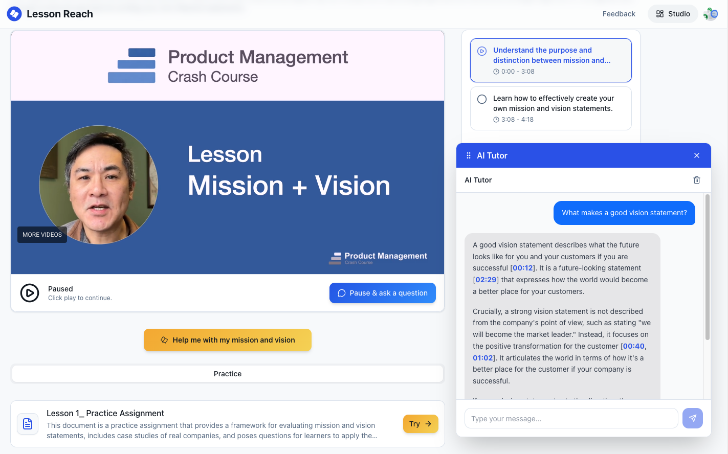 Lesson Reach gallery image