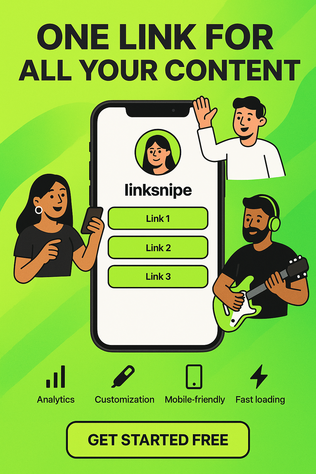 LinkSnipe - Create custom link pages media 3