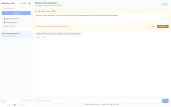 GhostChat v2.0 β Sovereign AGA gallery image