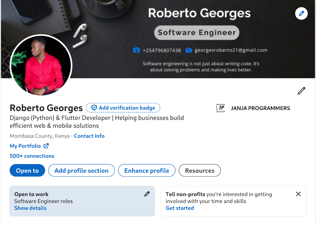 罗伯托·乔治（Roberto Georges） - 开发人员投资组合媒体1