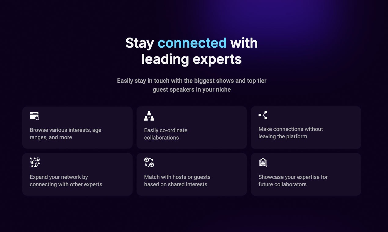 Podzter - Connect with the perfect podcast guests and hosts instantly media 5