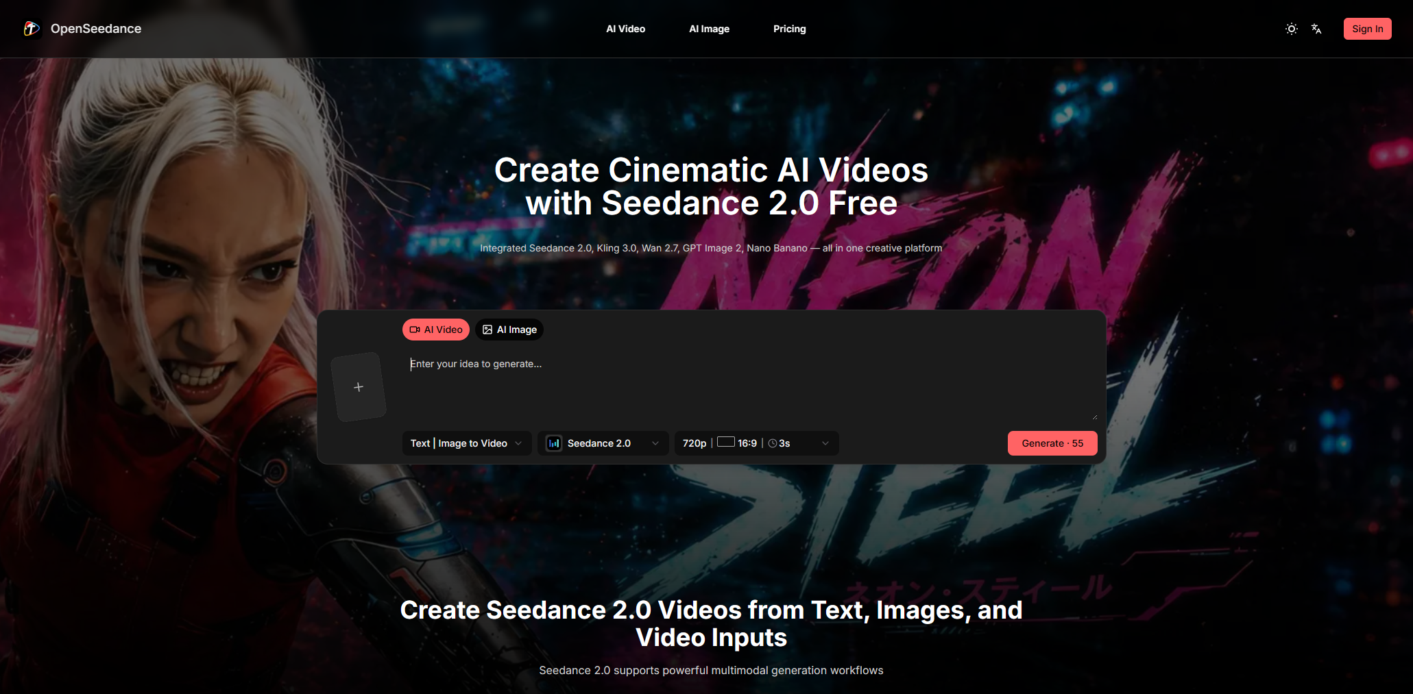 Openseedance: Seedance 2.0 Video gallery image
