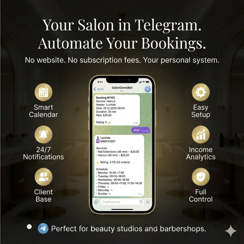 SalonBot — Telegram Booking System