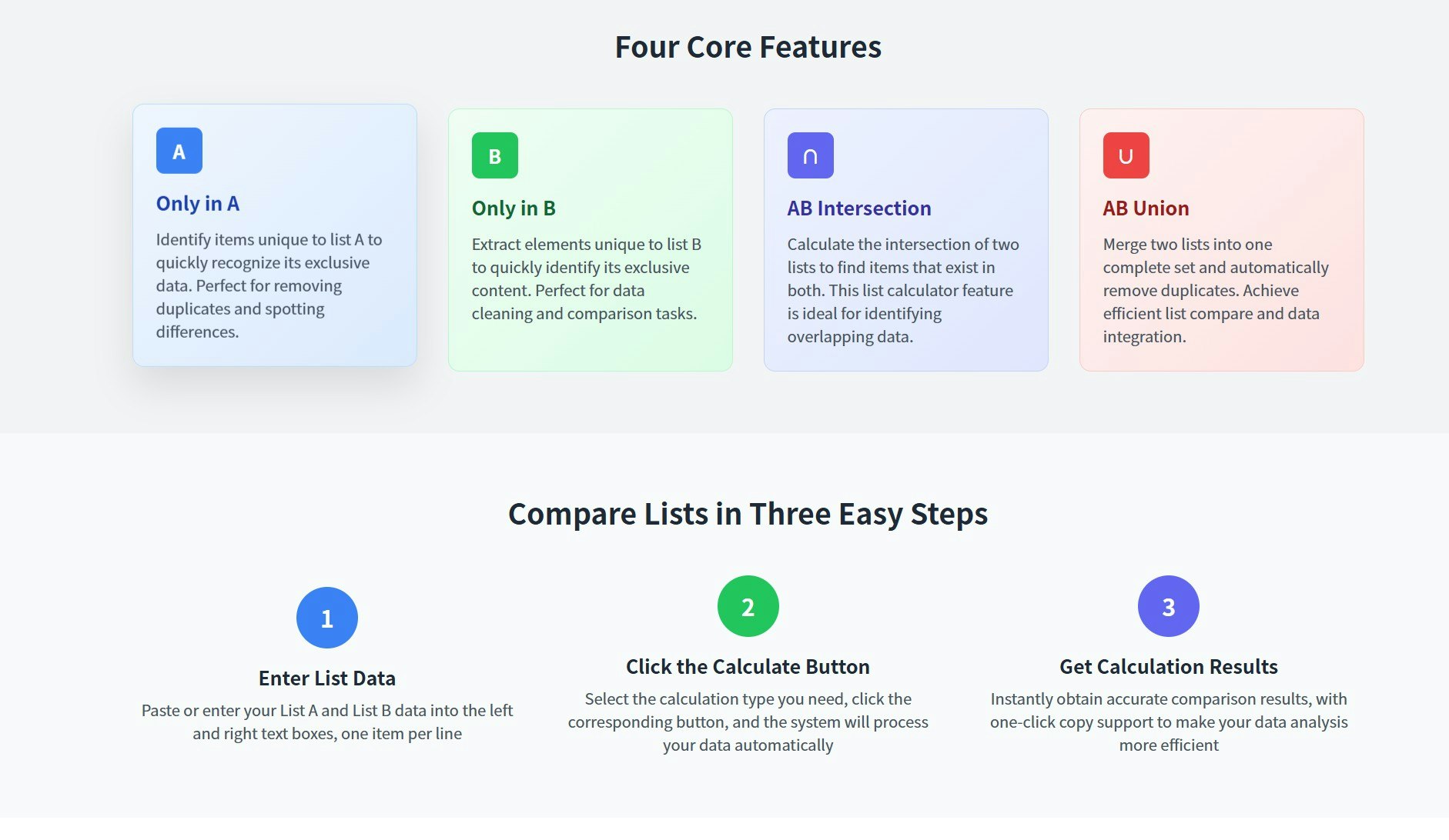 List Diff Online gallery image