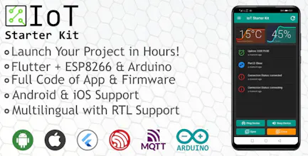 Flutter ESP8266 IoT Starter Kit gallery image
