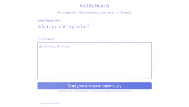 And Be Honest gallery image