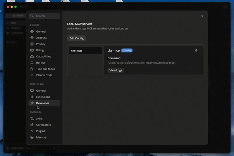 CKS MCP Server screenshot 1