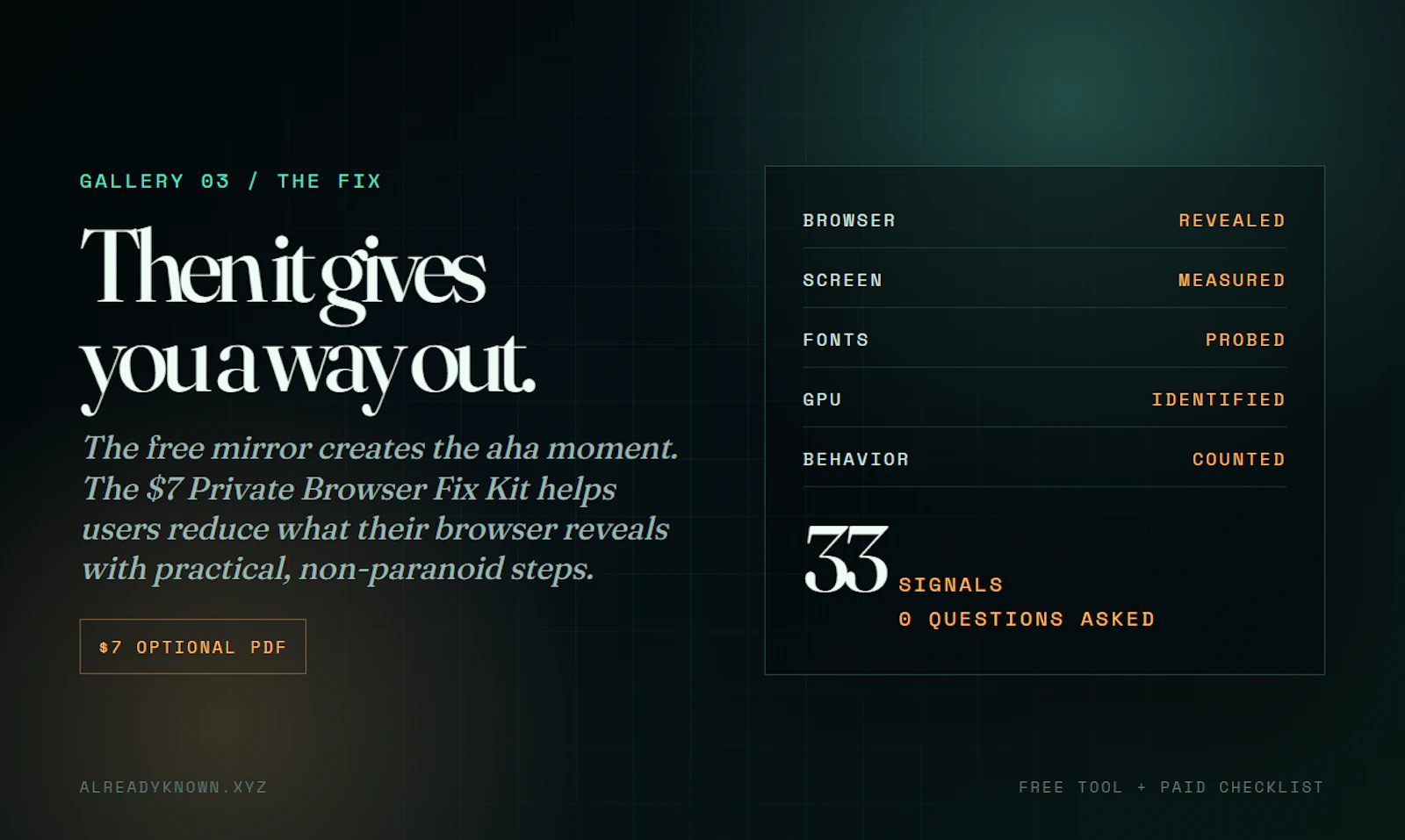 already known. screenshot 3
