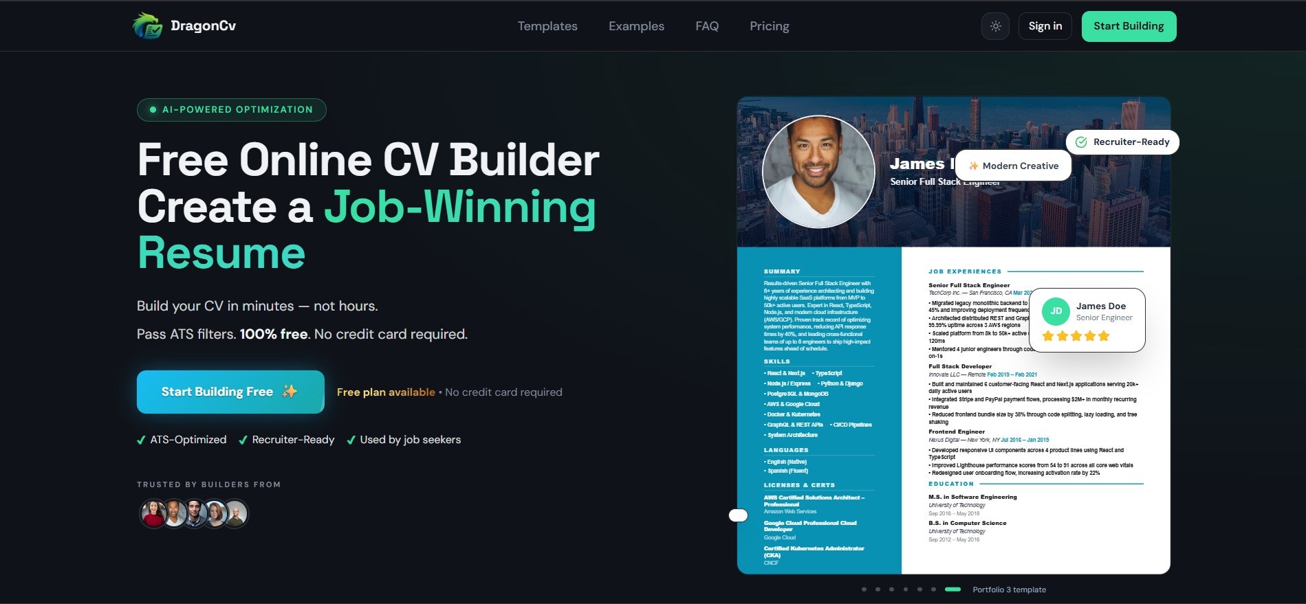 DragonCV gallery image