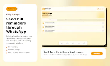 Dairy Manager — Milk Delivery Mini App gallery image