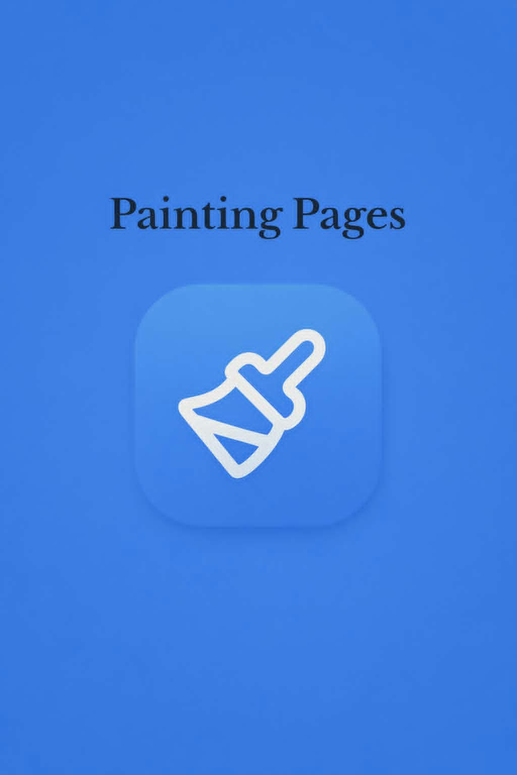 Painting Pages - Product Hunt launch logo and brand identity