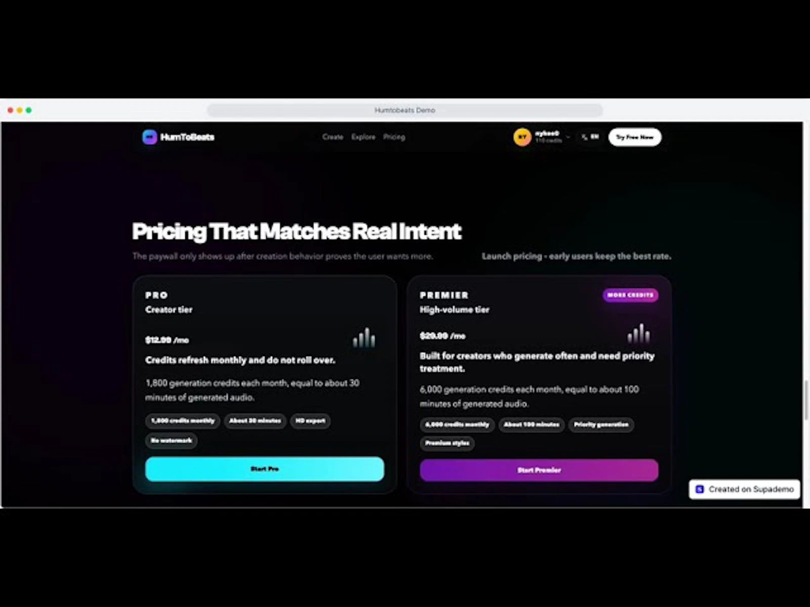 HumToBeats screenshot 1 (video preview)