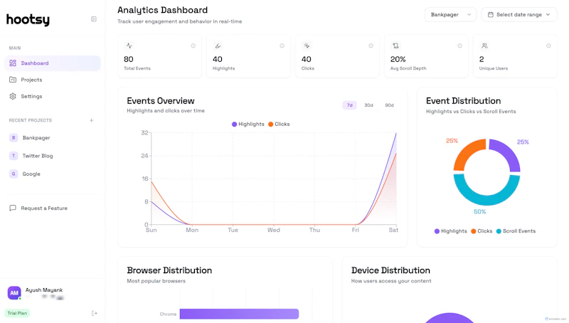 Hootsy screenshot 2