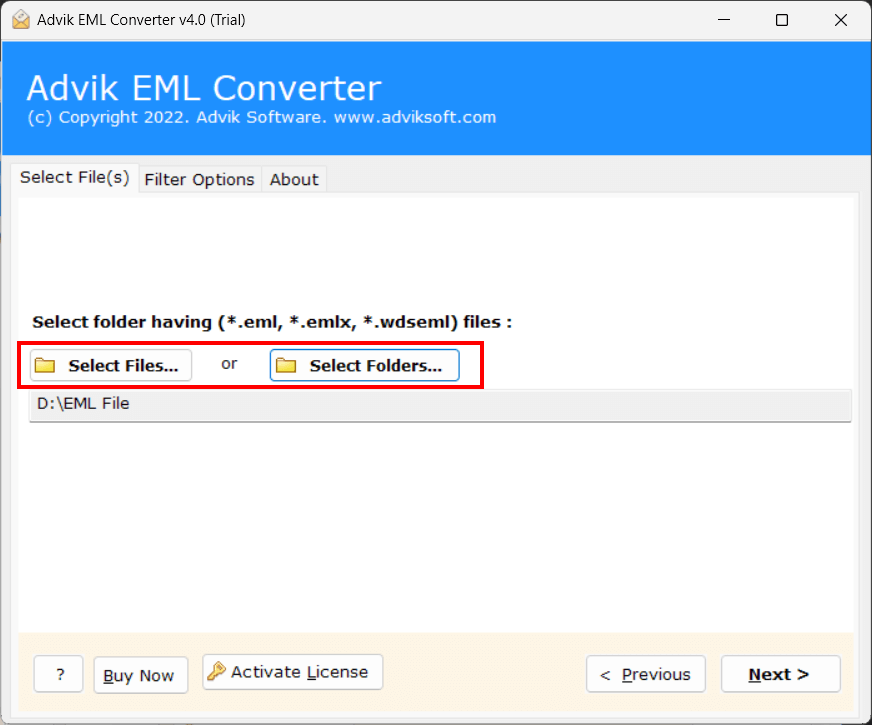 Media Advik eml sang csv chuyển đổi - Dễ dàng chuyển đổi các tệp EML thành CSV để nhập vào bảng Excel 3