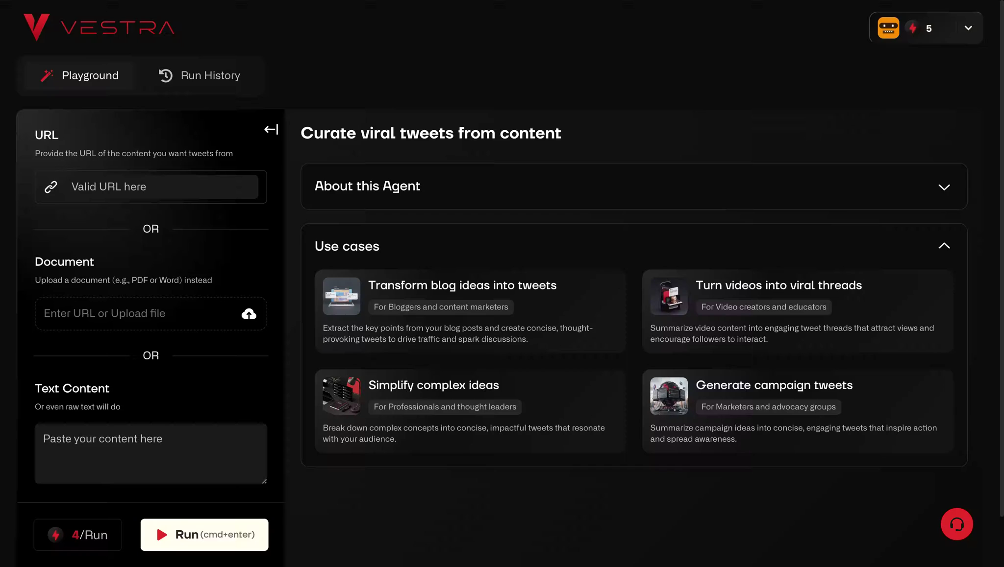 Media X-Factor của Vestra - Giám tuyển các tweet virus từ nội dung 2