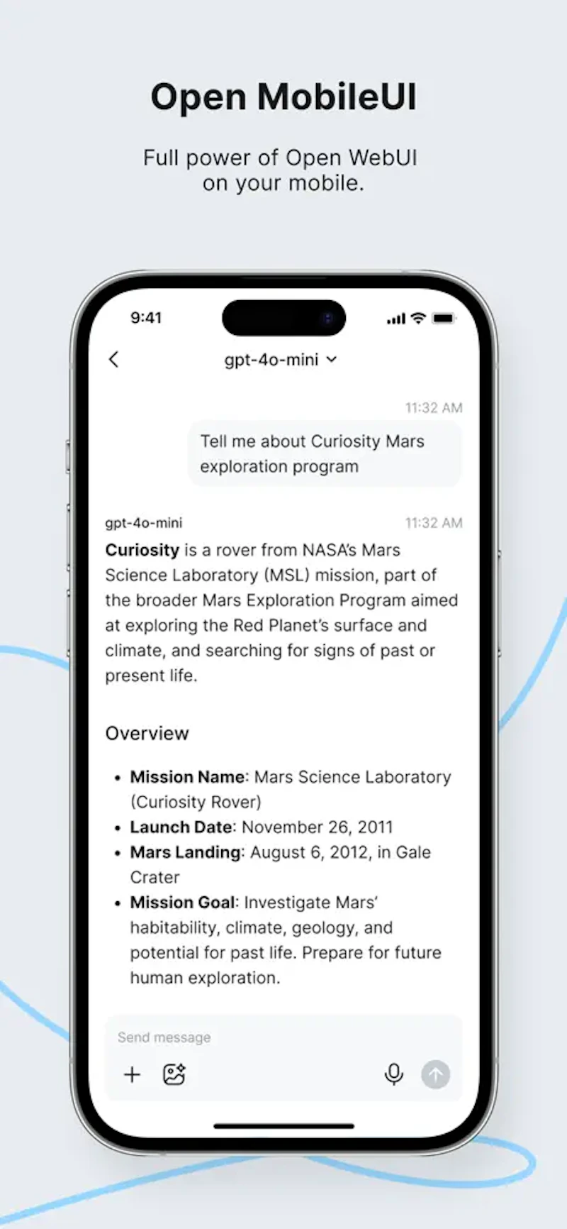 Open MobileUI screenshot 1