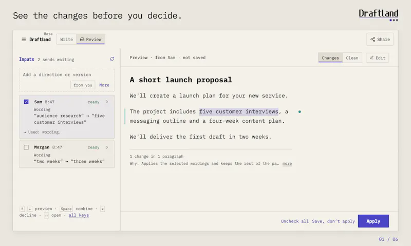 Draftland screenshot 2
