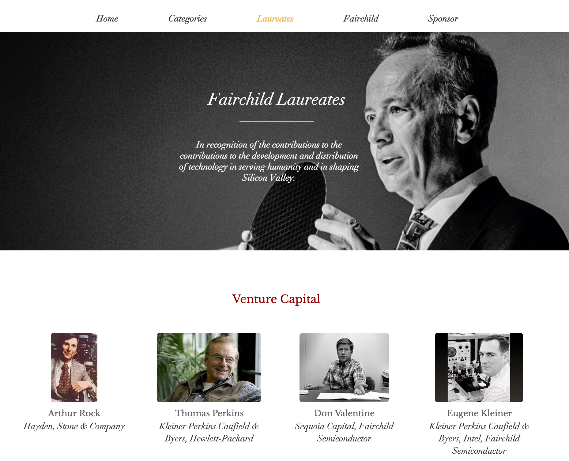 Fairchild Awards : Oscars for Tech gallery image