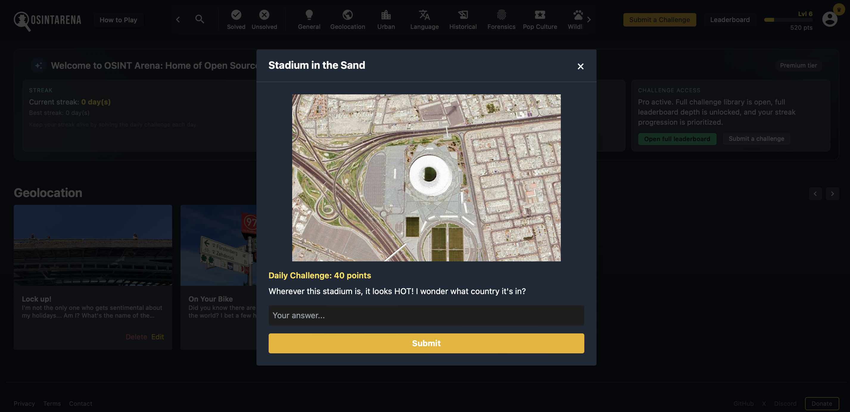 OSINT Arena gallery image