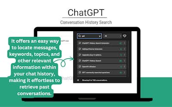 ChatGPT Conversation History Search gallery image