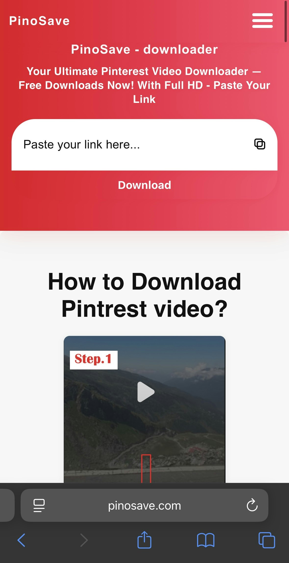 Mídia 2 de Pino Save - Pinterest Videos Downloader - Ferramenta de download de vídeo do Pinterest Fast & Free