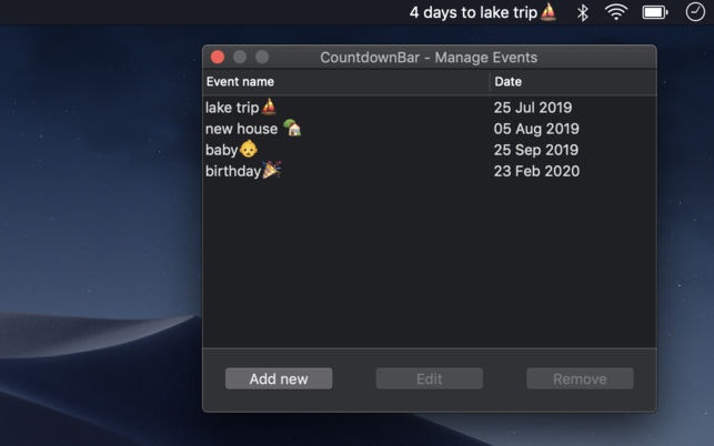 CountdownBar - days counter 2.0 gallery image