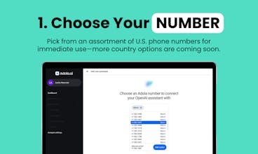 Adola: Voice & Phone Number for your AI gallery image