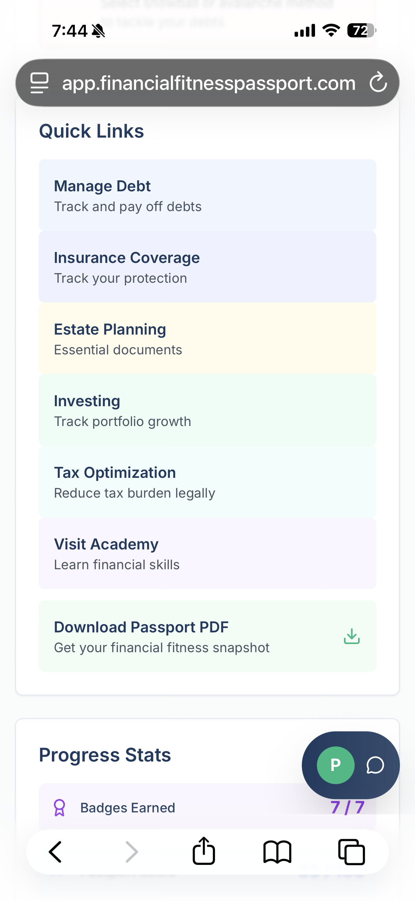 Financial Fitness Passport™ gallery image