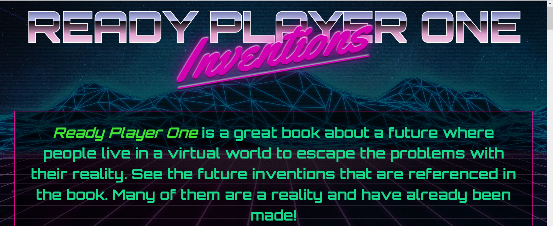 Ready Player One Inventions gallery image