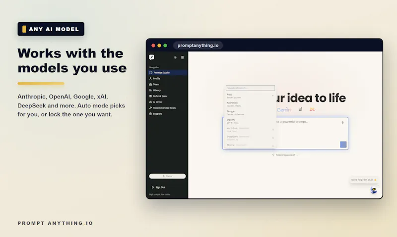 Prompt Anything Enterprise Launch screenshot 7