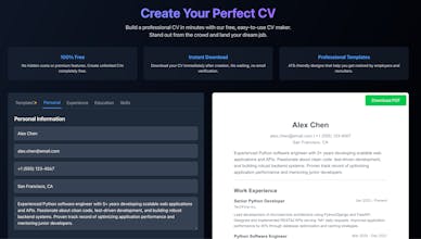 Free CV Maker gallery image