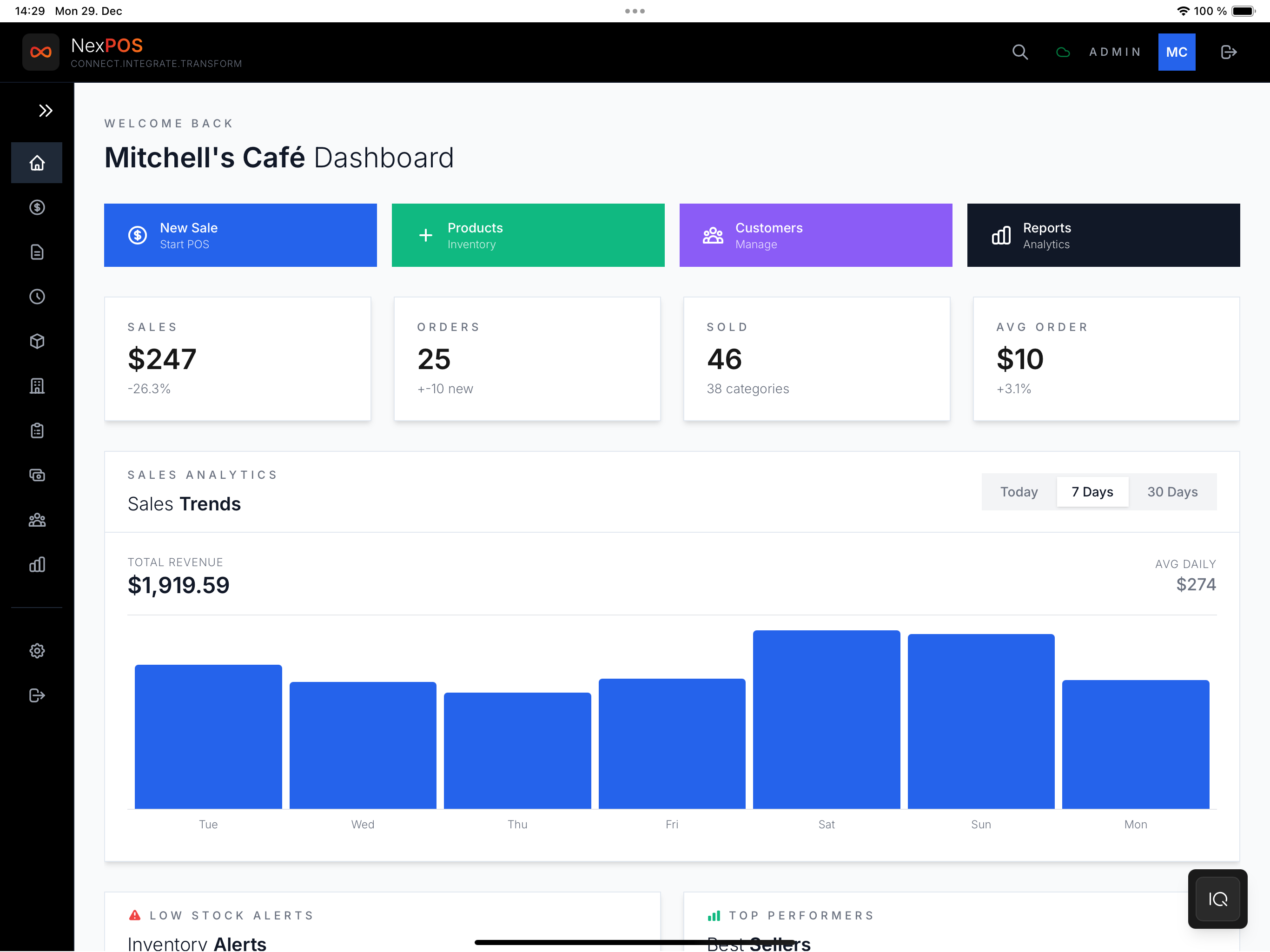 NexPOS gallery image