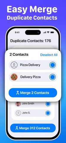 Swipe Contacts Cleaner App gallery image