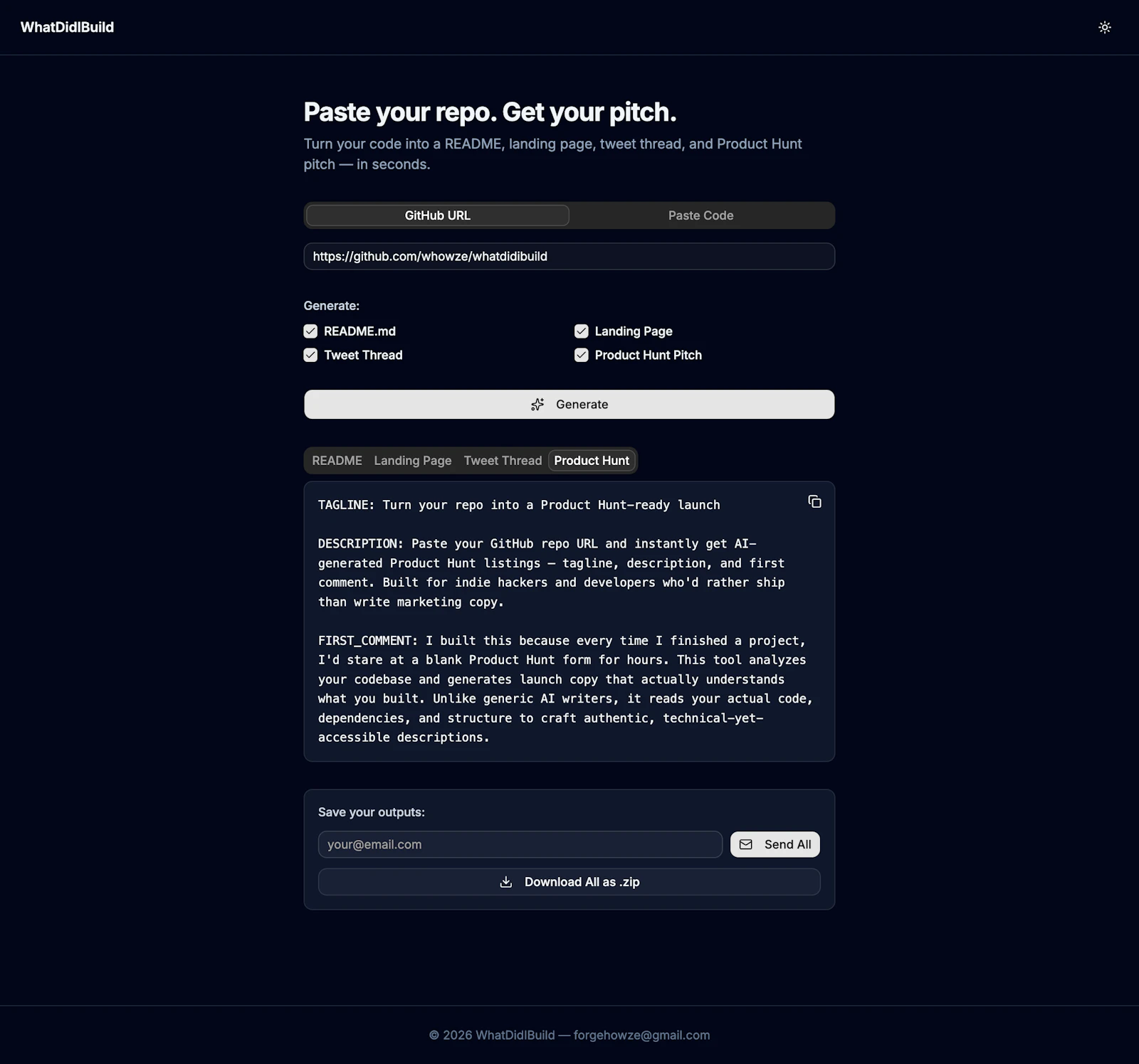WhatDidIBuild screenshot 4
