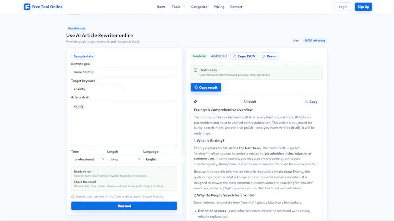 Free Tool Online screenshot 2