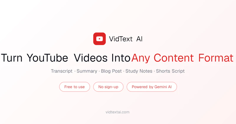 VidText AI screenshot 1