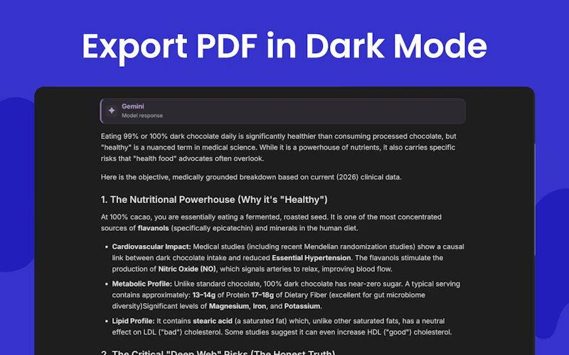 Chat Exporter for ChatGPT, Gemini & more screenshot 5