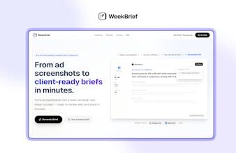 WeekBrief gallery image