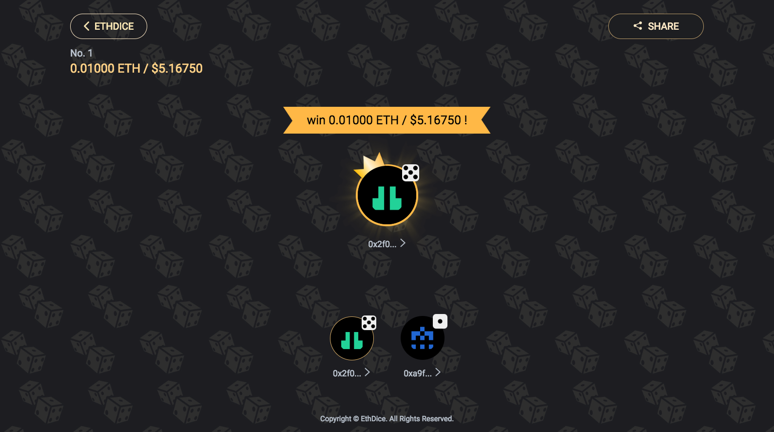 EthDice gallery image