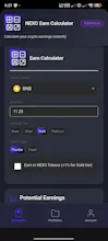Nexo Earn Calculator gallery image