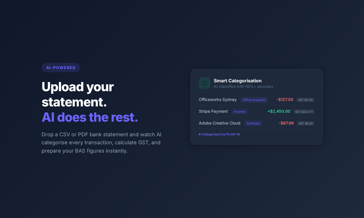 FlowFi - Screenshot 3 showing product features and functionality