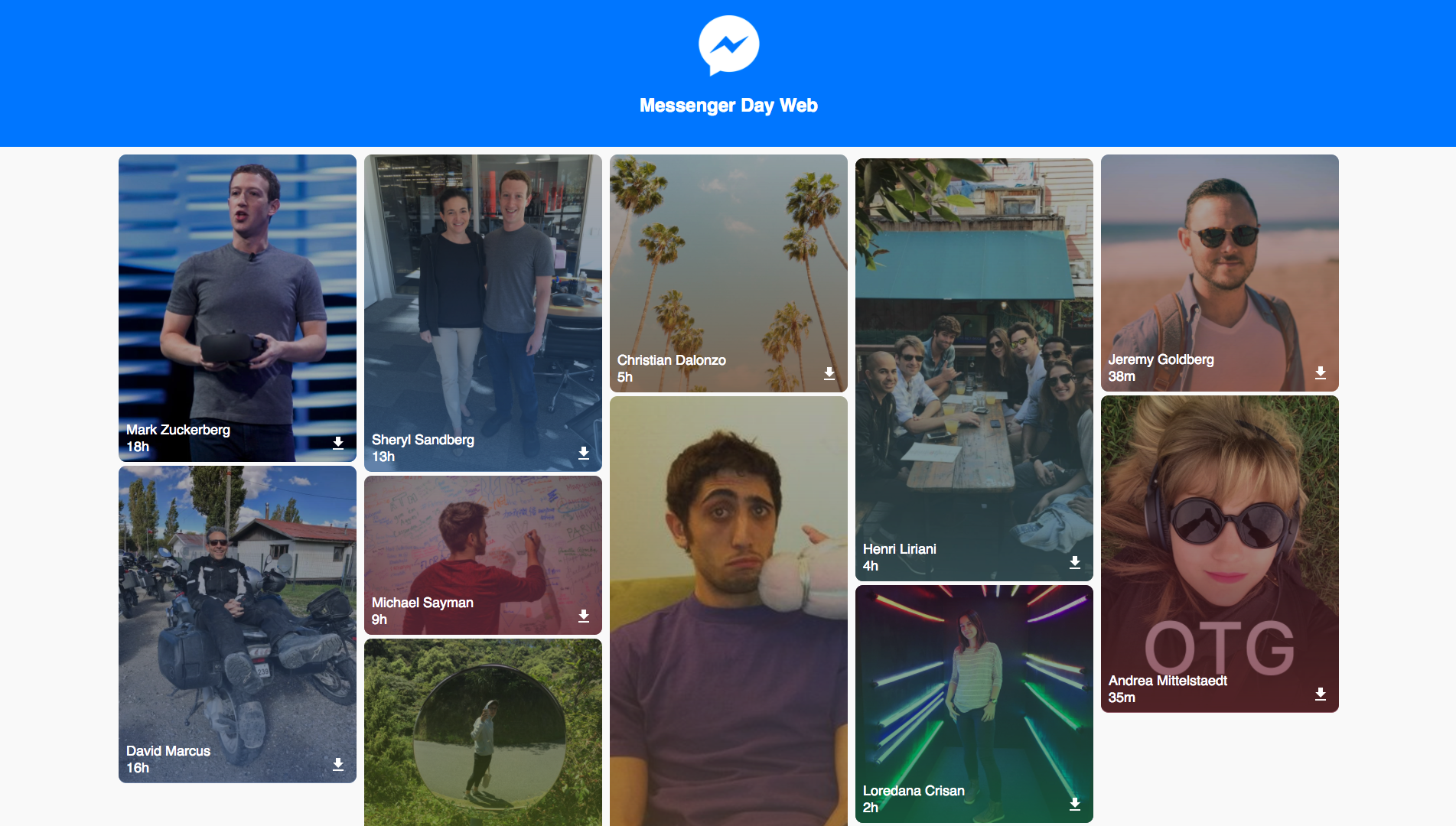 Messenger Day for Web (unofficial) gallery image