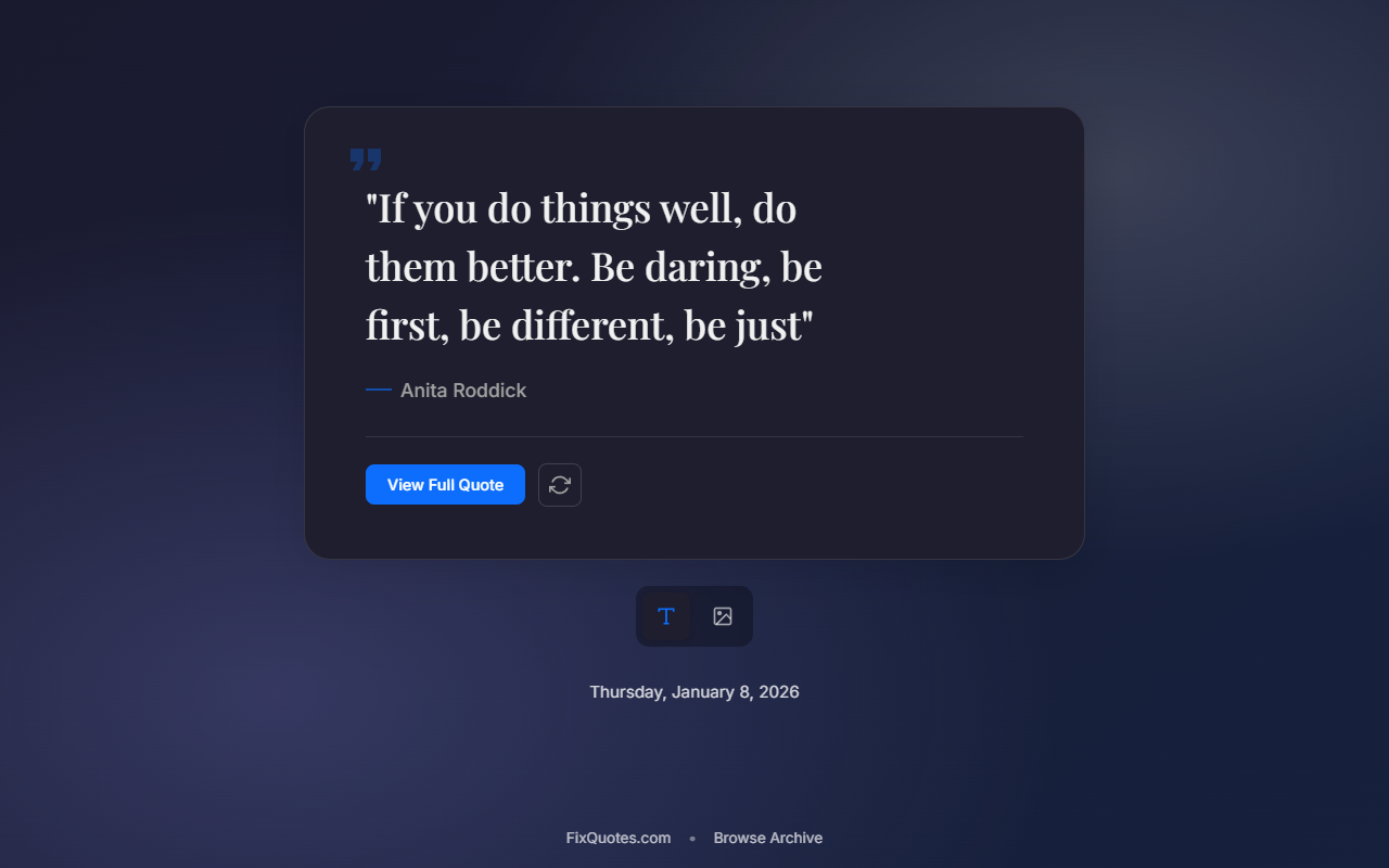 FixQuotes, Inspiration for Every New Tab gallery image