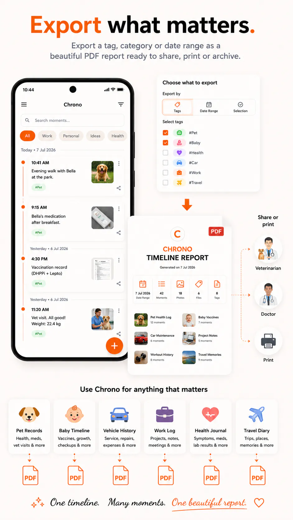 Chrono – Your Personal Life Timeline gallery image
