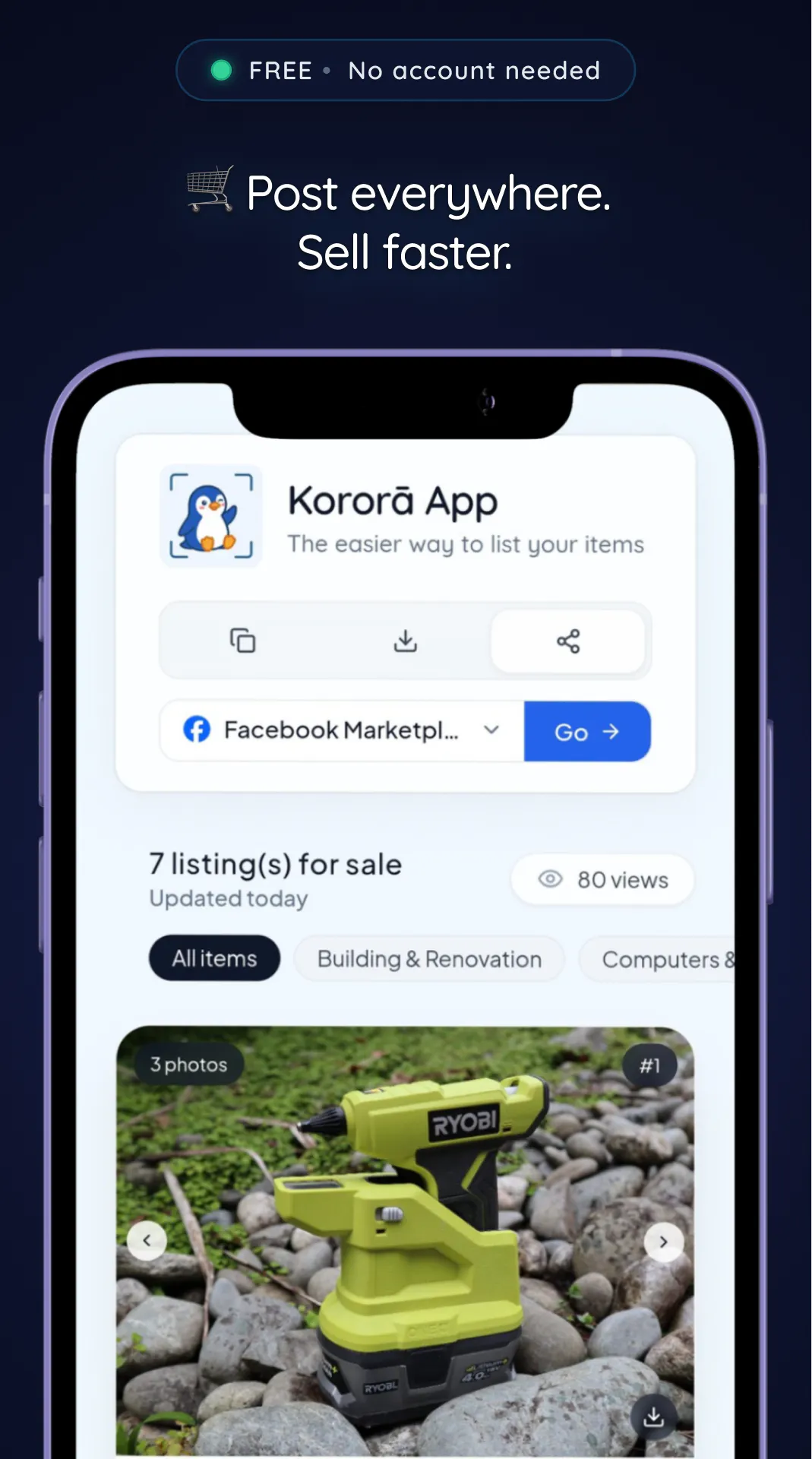 Kororā gallery image