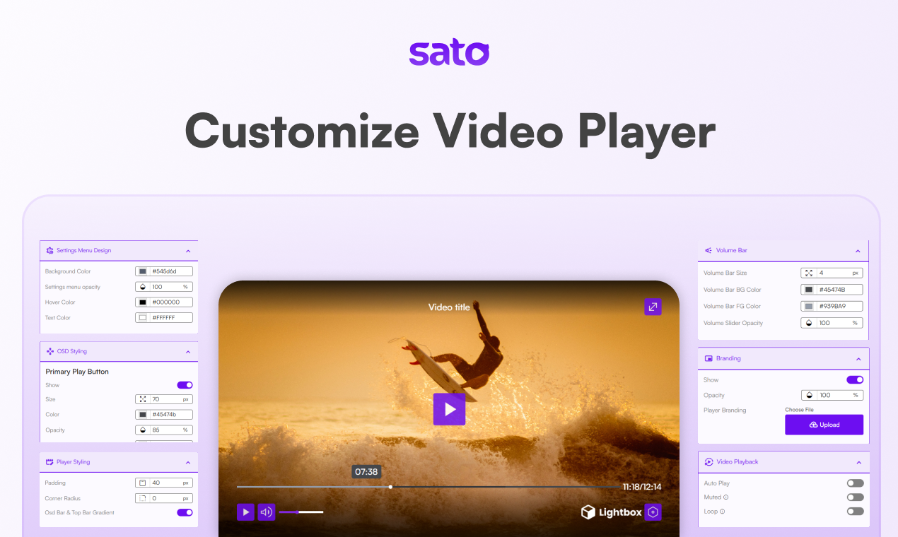 Sato Video Player - Screenshot 3 preview